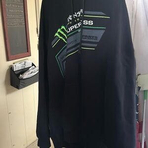 Used Monster AMA super cross hoodie black